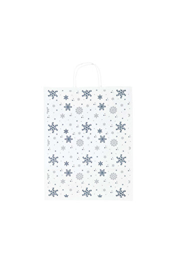 Papette Set of 10 Kraft Paper Bags with Pattern 10 Christmas 32 x 41(H) x 12cm