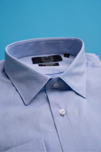 Couture For Gentlemen Camasa blue, bumbac blu, slim fit Cms01blu