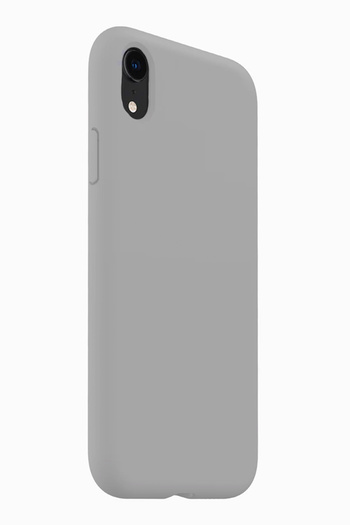 Merwish iPhone Xr Compatible Launch Silicone Case Cover with Velvet Logo Inside