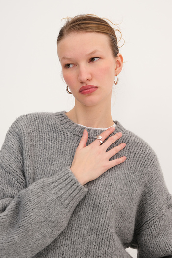 Addax Crew Neck Basic Knitwear Sweater K251091