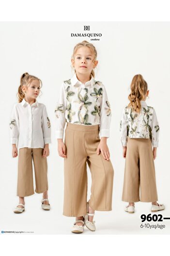 Top Kids Flora Elegance Girls' Set - Classic Elegance with a Modern Twist
