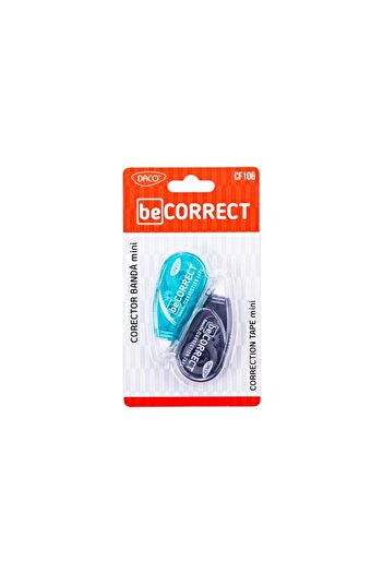 daço Bandă corectoare, culoare verde/negru, material plastic, dimensiune 5mmx6m, 2 buc/set