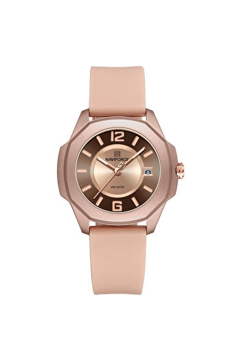 Naviforce Ladies watch Quartz Analog Luxury Fashion Silicon Pink