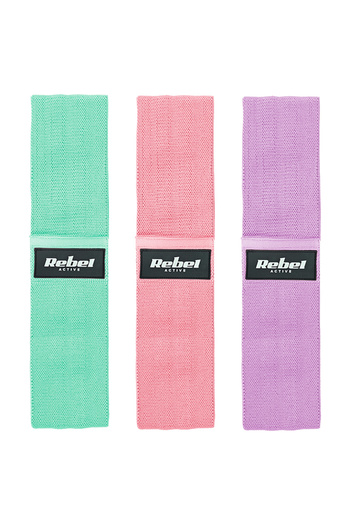 Rebel Active Textile Elastic Band - Set of 3