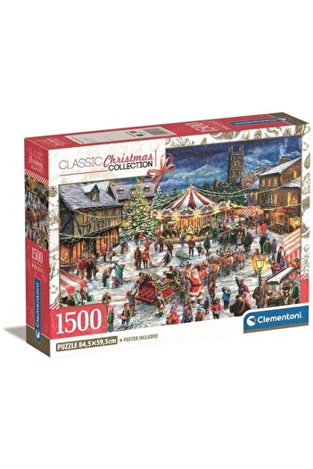 CLEMENTONI Christmas Fair Puzzle 1500 pieces