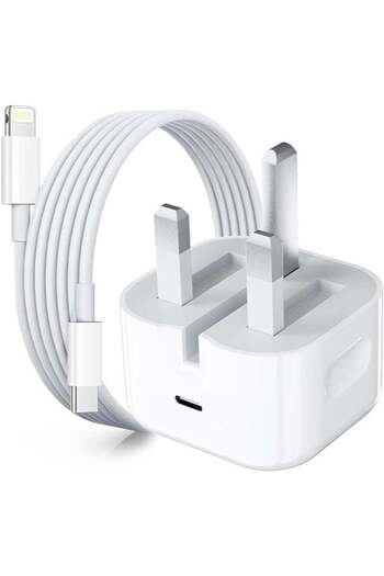 Generic iPhone 20W USB-C Wall Fast Charger with 1m USB-C to Lightning Cable