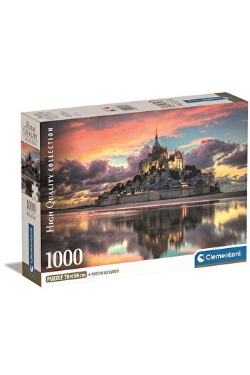 CLEMENTONI Puzzle France: Mont-Saint Michel 1000 p
