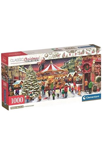 CLEMENTONI Christmas Village Puzzle 1000 pieces panel