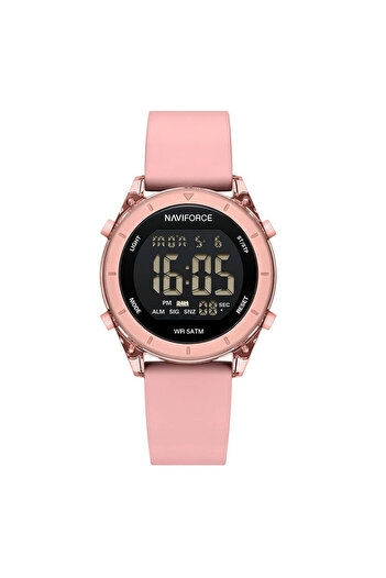 Naviforce Women's wristwatch Sport Casual Fashion Led Silicon Pink