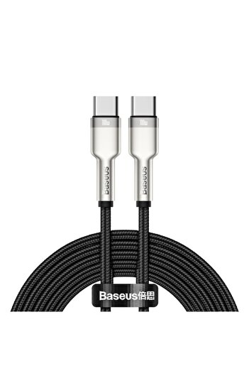 Baseus Cafule Metal PD USB-C to USB-C 2.0 Cable 2 m Black 100W