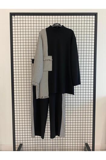 Armine TREND 2025 Houndstooth Patterned Tunic-25Kt6104