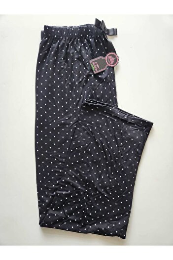 Lady Queen Lycra Ring Viscose Oversize Size Pajama Bottoms 6020