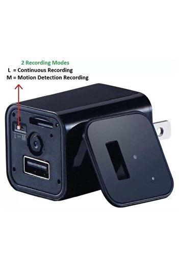 Generic Best Quality HD 1080P Camera USB Wall Charger Adapter Video Recorder Security Camera