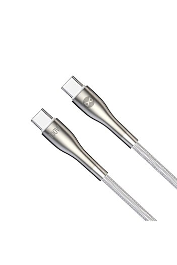 Forever Sleek USB-C to USB-C Cable 1.0 m 100W White