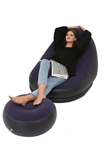 Generic Inflatable Sofa Household Outdoor Inflatable Stool Sofa Leisurely Inflatable Sofa