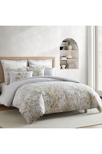 Orange Bed & Bath Lemon Ivy | 100% Cotton Double 11-Piece Duvet Set