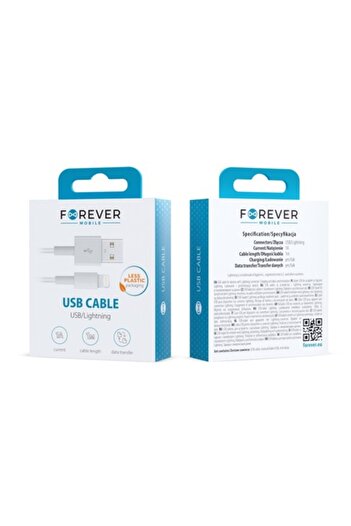 Forever USB - Lightning Cable 1.0 m 1A White