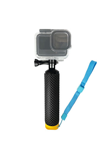 Generic GoPro Handheld Waterproof Floating Mount Grip – Anti-Slip Handle for Cameras Hero 12/11/10/9/8/7/6/5