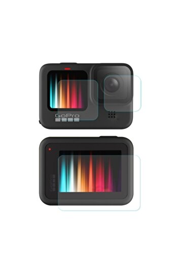 SOFAL Folie de protecție 9H 3 în 1 pentru obiectiv și afișaj, compatibilă cu GoPro Hero 9