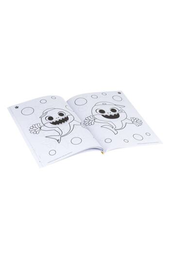 OEM Madviun A4 Children's Activity & Coloring Book with Stickers, 30 Pages (Baby Shark)