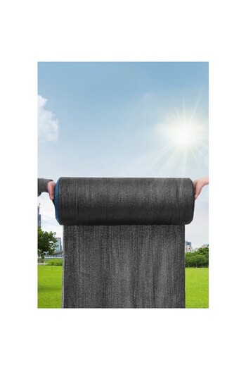 GOLD MARKET Black shading net, width 2 m, length 20 m, UV protection, Shading degree 50-55%