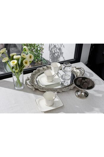 STOREMAX Riva Platinum 6-Person Coffee Set 75Cc 1088605
