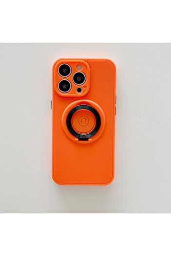 SOHO Protective case compatible with Apple iPhone 13 MagSafe Silicone Orange