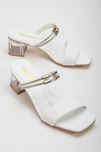 Hayalimdeki Ayakkabı Lissen Beige Single Strap Stone Skin Low Heel Shoes