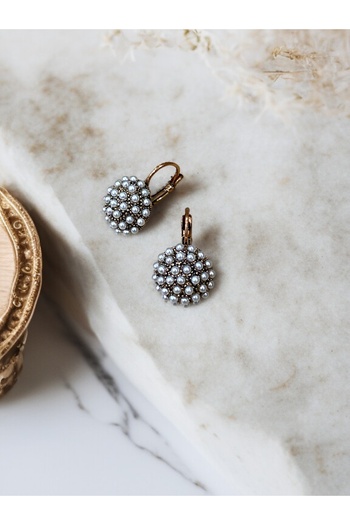 FAYRA ACCESSORIES Round Authentic Earrings