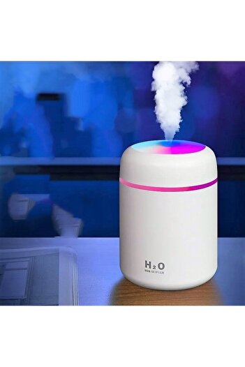 Reoona 300 ml Rgb Işıklı Ulrasonik Ledli Hava Nemlendirici Buhar Makinesi ve Aroma Verici Buhardanlık