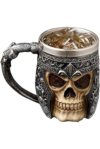 STOREMAX Modaflick First-Class 3D Skull Cup Stainless Steel for Drinks Like Coffee, Tea, Cappuccino, Etc.