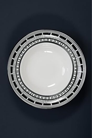STOREMAX Goldwhirl Aurelia Set of 2 27 cm Patterned Pasta Bowls Set Trendflash 467437