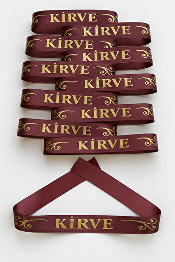ZEYMERADE 1 Piece Arm Band, Burgundy Kirve Arm Ribbon Bracelet Band, Wedding Bride Bachelorette Promise Henna Circumcision