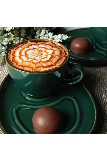 STOREMAX Emerald Coffee Presentation Set 4 Pieces for 2 People 1088605