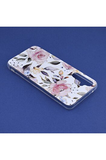 Bibilel Case for Samsung Galaxy A34 5G, Techsuit Marble Series, Chloe White