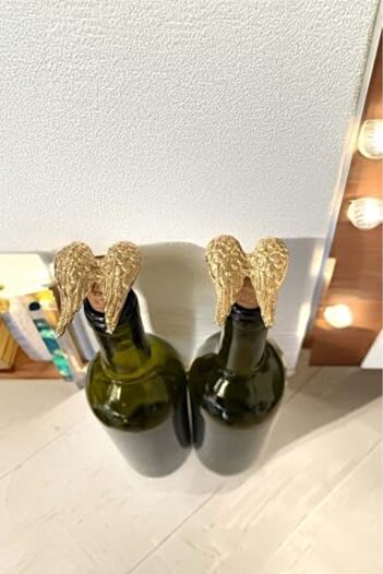 STOREMAX Angel Wing 2 Pieces Cork Stopper - Wine Oil Bottle 1088605