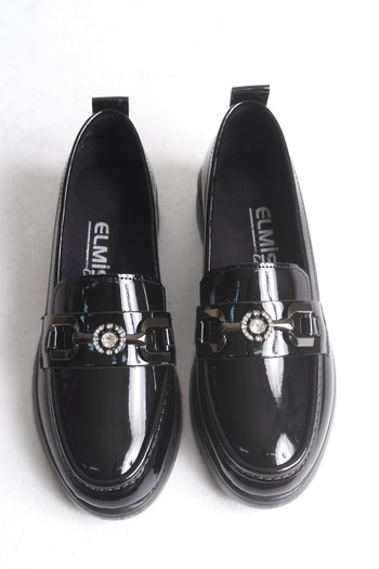 Solo Bag Wedge Heel Loafer Buckle Comfortable Stylish Daily Orthopedic Women's Shoes