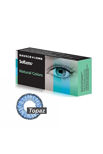 Bauch & Lomb SofLens Colors contact lenses, Topaz