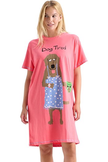 Generic Little Blue House by Hatley women's Cats & Dogs Sleepshirt