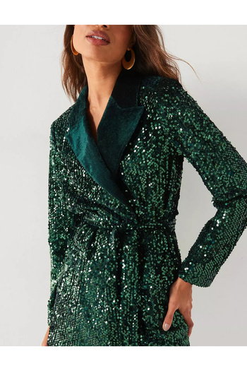 VERY V by Very jacket, green