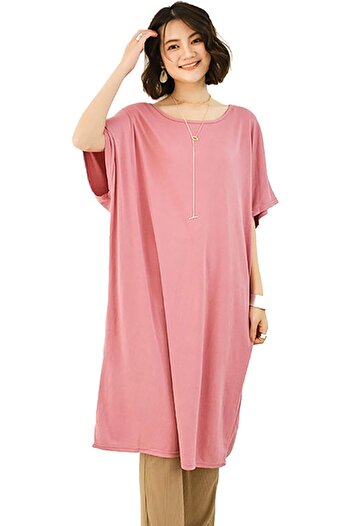Generic VINMASS Women Cotton Nightdress Long Round Neck Nightshirt Soft Lightweight Pajamas One Size