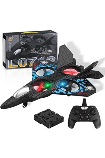 Generic RC Helicopter Plane for Kids LO712, 2.4Ghz Remote Control Jet Fighter Airplane 3D Flip ....