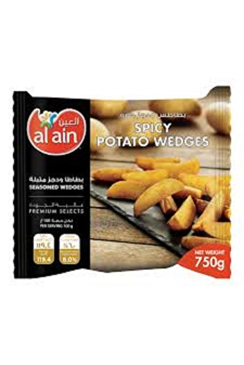 Al Ain Potato Wedges 12 x 750g CASE