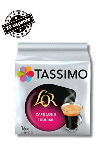 L'OR 16 Capsules Tassimo Cafe Long Intense
