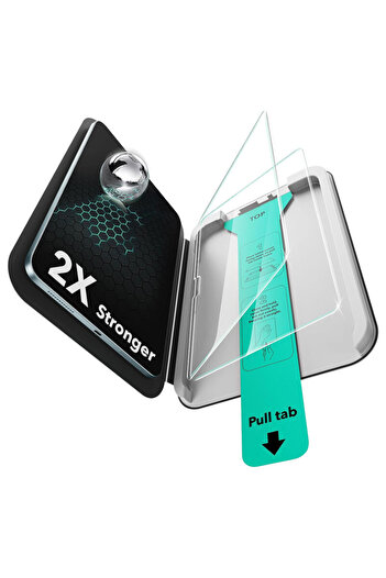 ESR [Pack 2x] Armorite Tempered Glass Screen Protector UltraFit Tray for iPad Pro 13 (2024), transpa