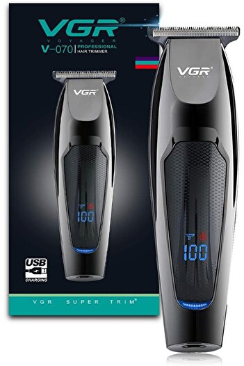 VGR Men's Hair Clipper, Professional Beard Trimmer, 6 Adjustable Levels, Electric Hair Clipper