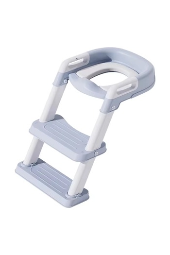 LITTLE ANGEL - Foldable Baby Potty Trainer Seat With Step Stool - Blue