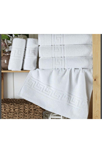 Dercasa Set of 3 100% Cotton Towels, High Absorbency (70x130 cm, 500 g/m²)