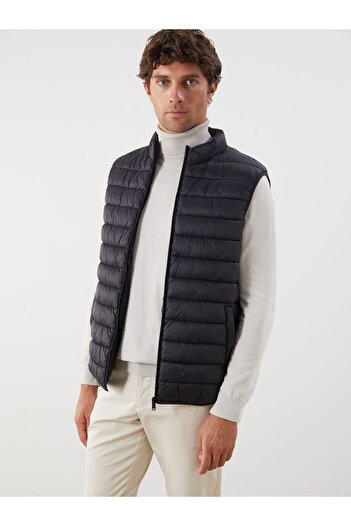 LC Waikiki Чоловічий надувний жилет LCWAIKIKI Classic Standard Mould Stand-up Collar Чоловічий надувний жилет