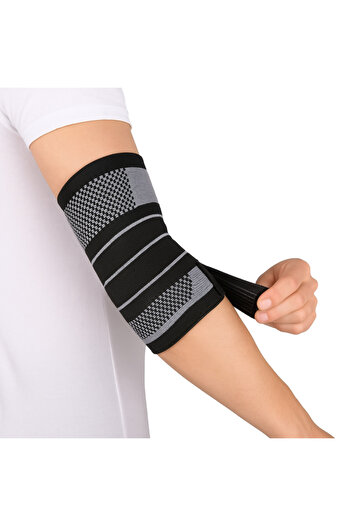 celhome Elastic band for elbow, adjustable with Velcro, universal size, sports support and recovery